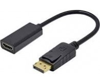 Перехідник DisplayPort(male) -HDMI(female), довжина кабелю 10см
