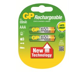 Акумулятор GP Rechargeable AAA/HR6 650mAH(C2)