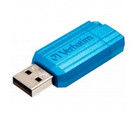 Флеш карта USB 16GB VERBATIM USB Drive 16 Gb STORE'N'GO PIN STRIPE BLUE