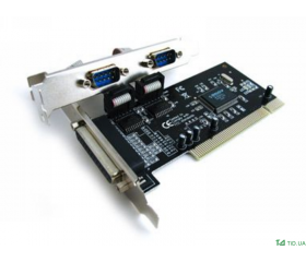 Контролер PCI Combo Parallel+Serial-PCI (LPT+Com) 2s+1p (WCH 352 chipset)