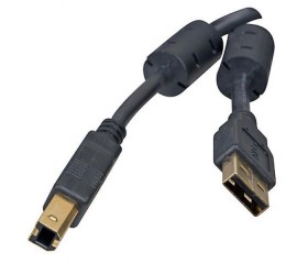 Кабель USB (AM/BM) 1.8M (для принтера, сканера) чорний
