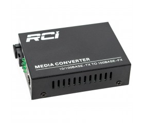 Медиаконвертер RCI 100M, 20km, SC, RJ45, Tx 1310nm, (RCI902W-FE-20-T)