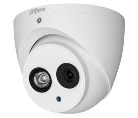 Відеокамера HDCVI купольна Dahua DH-HAC-HDW1100EMP-A (2.8 мм) 1,0 Мп мікрофон